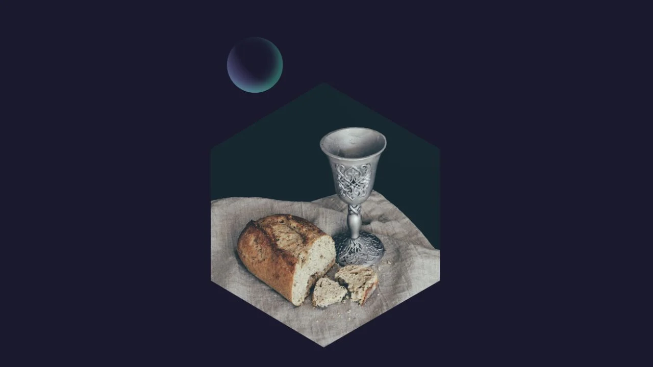 Communion Cup and Bread