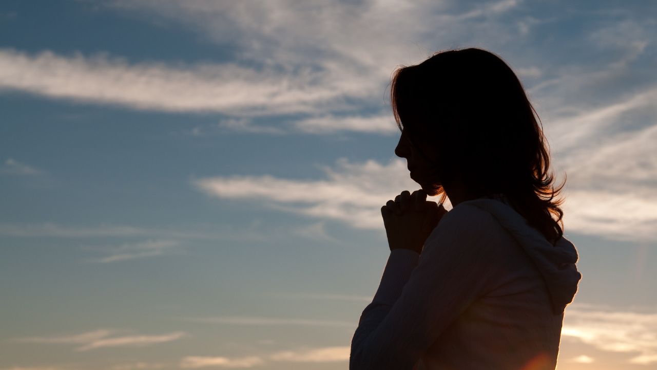 Woman praying