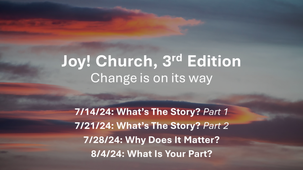 Joy Church 3rd Edition