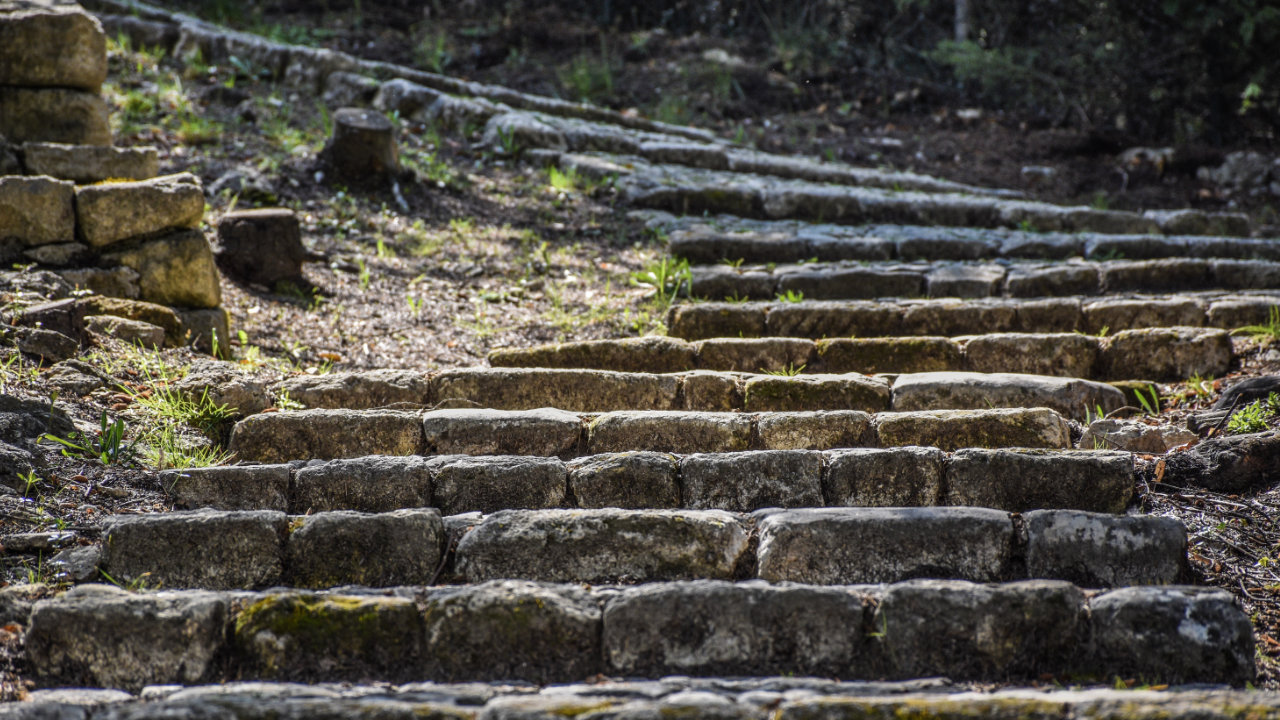 stone staircase